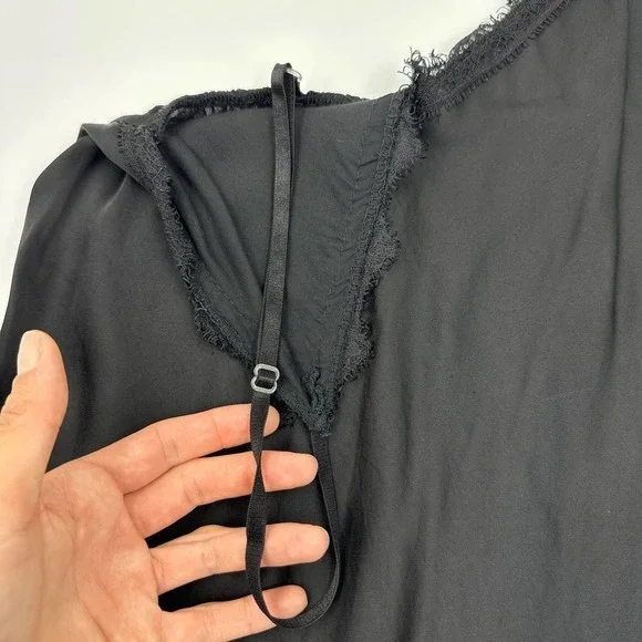 Scandal Italy Lace Black Cami Tank Top Size Small - Picture 10 of 10